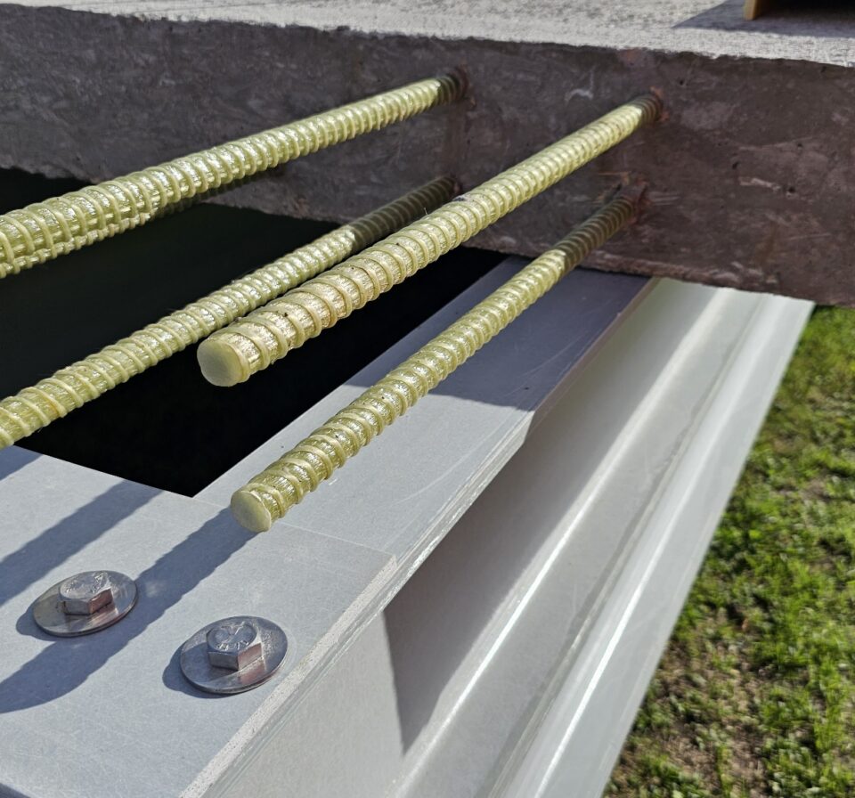 rebarmat gfrp in concrete slab